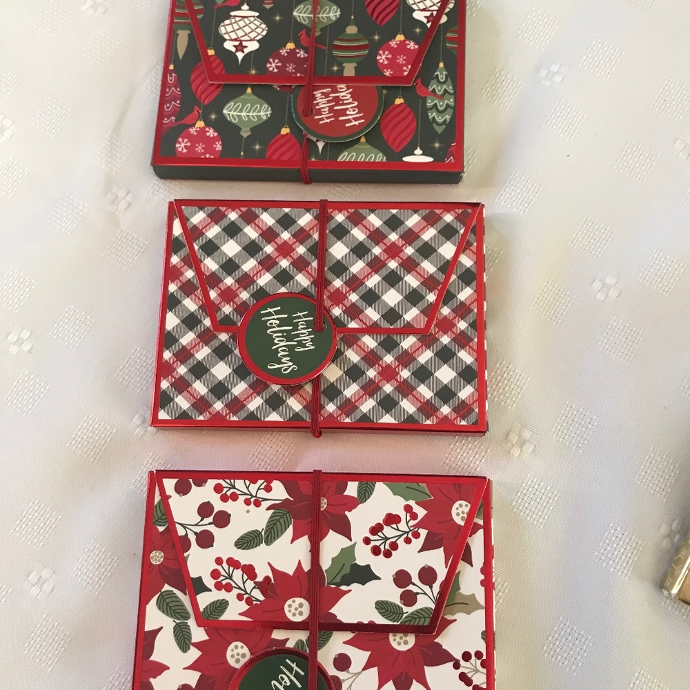 Set of 3 Gift Boxes for Gift Cards